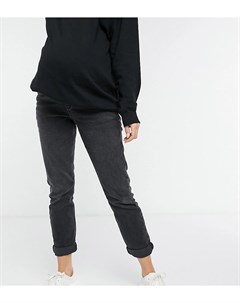 Черные джинсы в винтажном стиле New look maternity