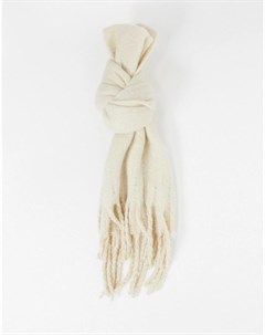 Бежевый шарф из переработанного материала Elsa Monki