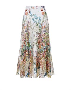 Длинная юбка с цветочным принтом Charo ruiz