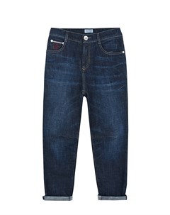 Синие широкие джинсы детские Brunello cucinelli