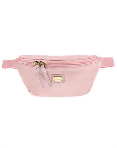 Розовая поясная сумка с логотипом 13х22х7 см детская Dolce&gabbana