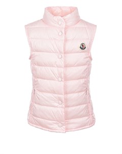 Розовый пуховый жилет детский Moncler