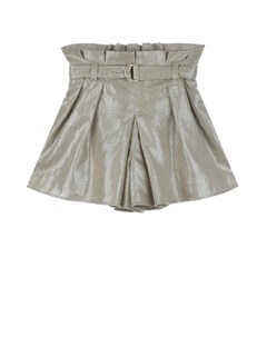 Серая юбка шорты детская Brunello cucinelli