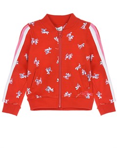 Красная спортивная куртка с принтом пудели детская The marc jacobs