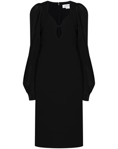 Платье миди с каплевидным вырезом Victoria beckham