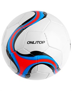Мяч футбольный pass 32 панели pvc 3 подслоя машинная сшивка размер 5 Onlitop