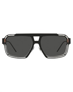 Солнцезащитные очки в квадратной оправе с логотипом Dolce & gabbana eyewear