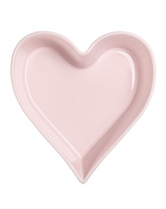 Салатник сердце White Shine 22x21см розовый Asa selection