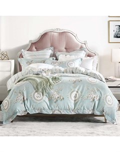Комплект постельного белья 1 5 спальный цвет голубой Pappel