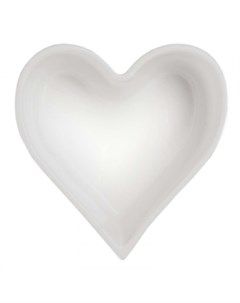 Салатник сердце White Shine 22x21см белый Asa selection