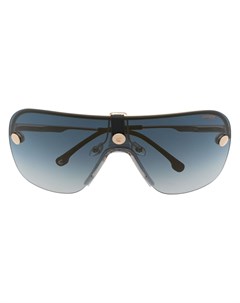 Градиентные солнцезащитные очки в массивной оправе Carrera