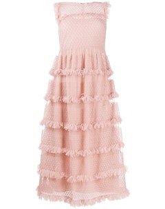 Ярусное платье с оборками Red valentino