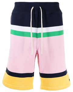 Спортивные шорты в стиле колор блок Polo ralph lauren