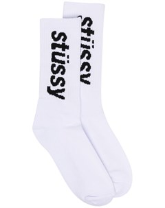 Носки с вышитым логотипом Stussy