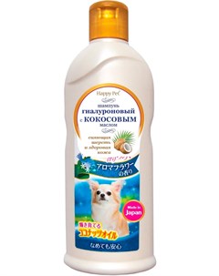Шампунь для собак Premium Pet Japan с кокосовым маслом и гиалуроном для сияющей шерсти с цветочным а Japan premium pet