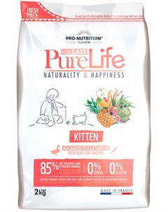 Pure Life Kitten для котят 2 кг Flatazor