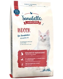 Indoor для взрослых кошек живущих дома 10 кг Sanabelle