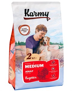 Medium Adult для взрослых собак средних пород с индейкой 2 кг Karmy