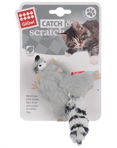 Игрушка для кошек Catch Skratch Енот с кошачьей мятой 8 см 1 шт Gigwi