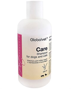 Care Shampoo шампунь для собак и кошек с пантенолом и Алоэ Вера 250 мл Globalvet