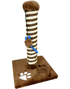 Когтеточка столбик для кошек Эко столбик бежевая 25 х 25 х 40 см 1 шт Papillon