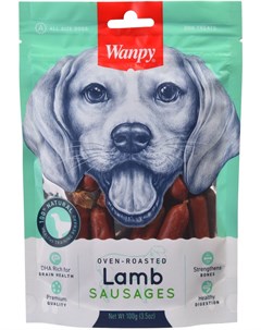 Лакомство Dog для собак сосиски из мяса ягненка 100 гр Wanpy