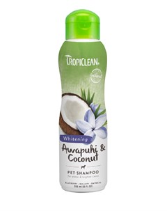 Shampoo Awapuhi Coconut Тропиклин шампунь для собак и кошек с белой шерстью 355 мл Tropiclean