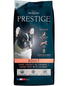 Prestige Adult Grain Free Salmon беззерновой для взрослых собак всех пород с лососем 12 кг Flatazor