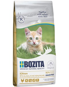 Kitten Grain Free Chicken беззерновой для котят беременных и кормящих кошек с курицей 0 4 кг Bozita