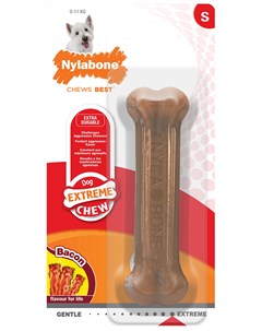 Игрушка для собак Dura Chew Bacon косточка экстра жесткая с ароматом бекона S 1 шт Nylabone