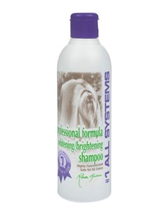 1 Whitening Shampoo шампунь отбеливающий для собак и кошек для яркости окраса 250 мл All systems