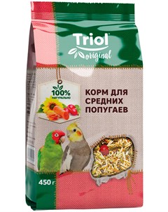 Original корм для средних попугаев 450 гр Триол
