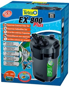 Внешний фильтр tec Ex 800 Plus для аквариумов объемом 100 300 л 1 шт Tetra
