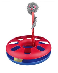 Игрушка для кошек Трек с мышкой 1 шт Trixie