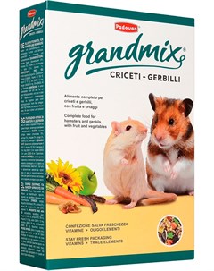 Grandmix Criceti Gerbilli корм для хомяков и песчанок 400 гр Padovan