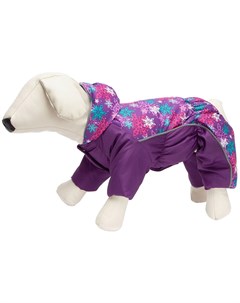 Комбинезон для собак маленьких пород на синтепоне фиолетовый для девочек 30 Osso fashion