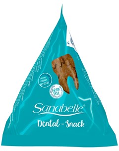 Лакомство Dental snack для кошек от заболеваний зубов и десен 20 гр Sanabelle