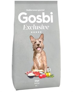 Exclusive Diet Mini диетический для взрослых собак маленьких пород с курицей 0 5 кг Gosbi