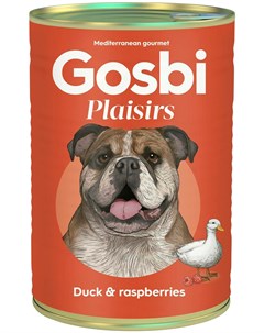 Plaisirs Duck Raspberries беззерновые для взрослых собак с уткой и малиной 400 гр Gosbi