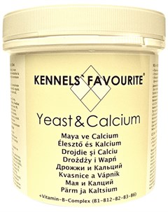 Лакомство Yeast Calcium витаминизированное для собак всех пород с дрожжами и кальцием 135 гр 1 шт Kennels` favourite