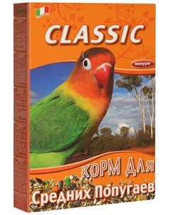 Classic корм для средних попугаев 400 гр Fiory