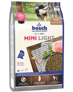 Adult Mini Light диетический для взрослых собак маленьких пород 2 5 кг Bosch
