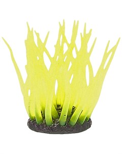Декор для аквариума Коралл силиконовый желтый 5 5 х 5 5 х 10 см 1 шт Vitality