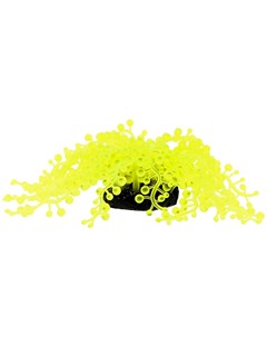 Декор для аквариума Коралл силиконовый желтый 4 5 х 4 5 х 11 см Sh133y 1 шт Vitality