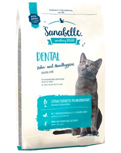 Dental для взрослых кошек от заболеваний зубов и десен 10 кг Sanabelle