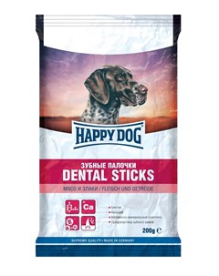Лакомство для собак палочки для зубов с мясом и злаками 180 гр Happy dog