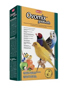 Ovomix Gold Giallo дополнительный корм для выкармливания птенцов и при линьке декоративных птиц 300  Padovan