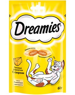 Лакомство для кошек подушечки с сыром 60 гр Dreamies