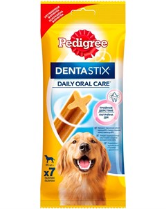Лакомство Denta Stix для собак средних и крупных пород для зубов 180 гр Pedigree