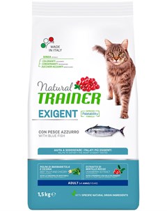 Natural Exigent Cat With Blue Fish для привередливых взрослых кошек с пеламидой 0 3 кг Trainer